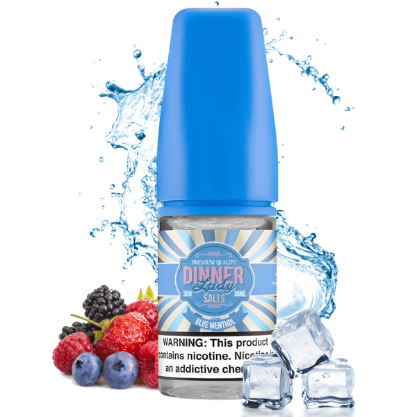 LÍQUIDO NICSALT BLUE MENTHOL - DINNER LADY