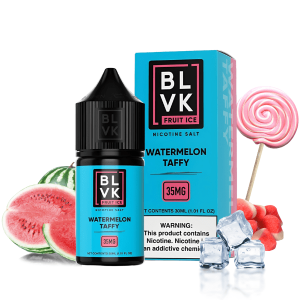LÍQUIDO NICSALT WATERMELON TAFFY - BLVK FRUIT ICE