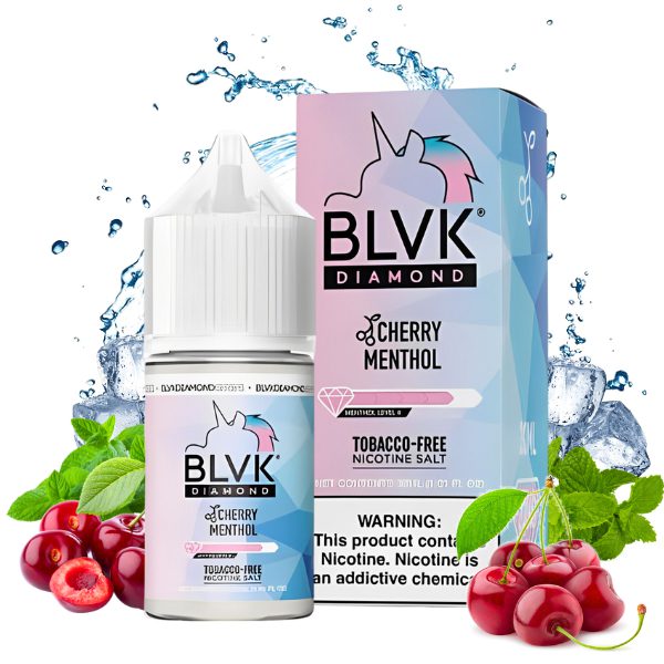 LÍQUIDO NICSALT CHERRY MENTHOL - BLVK DIAMOND