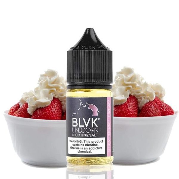 LÍQUIDO NICSALT STRAWBERRY CREAM - BLVK SALT - Imagem 2