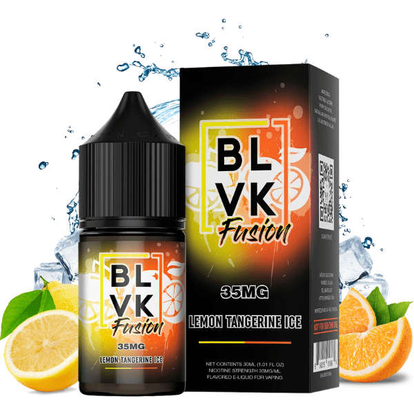 LÍQUIDO NICSALT LEMON TANGERINE ICE - BLVK FUSION