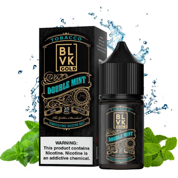 LÍQUIDO NICSALT DOUBLE MINT - BLVK GOLD