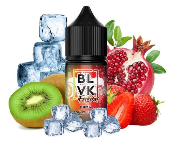LÍQUIDO NICSALT KIWI POMEGRANATE BERRY ICE - BLVK FUSION - Imagem 2