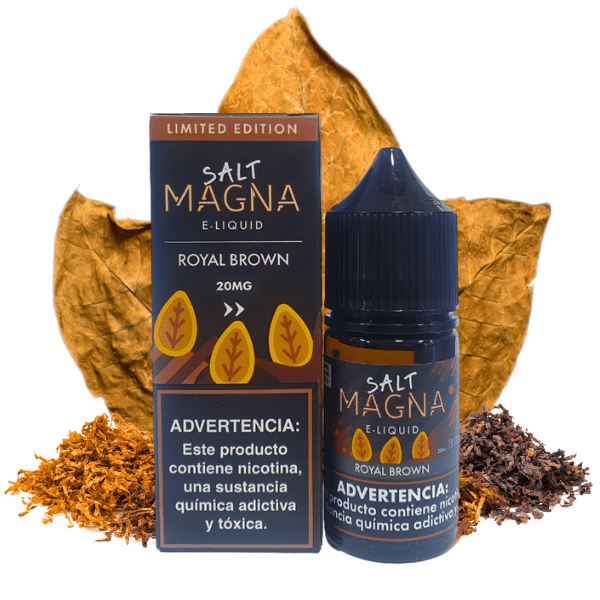 LÍQUIDO NICSALT ROYAL BROWN – MAGNA