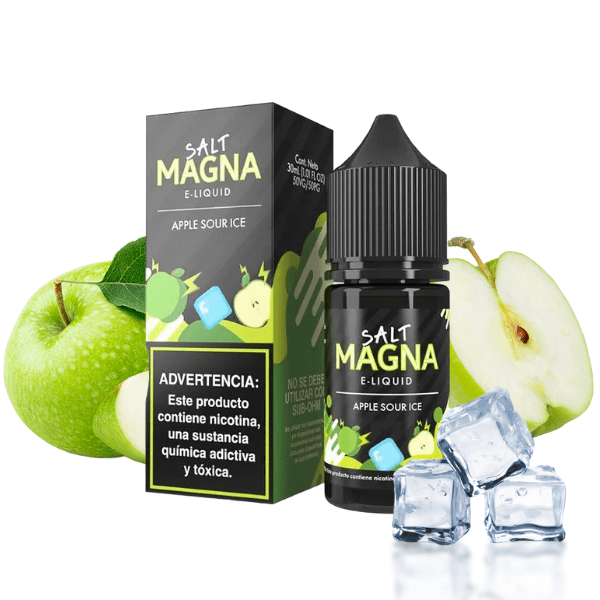 LÍQUIDO NICSALT APPLE SOUR ICE - MAGNA