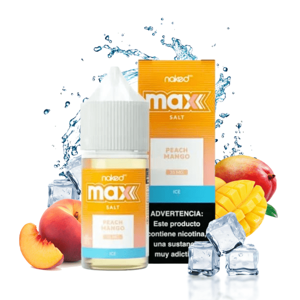LÍQUIDO NICSALT PEACH MANGO ICE - NAKED MAX