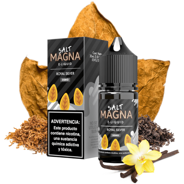 LÍQUIDO ROYAL SILVER TOBACCO - NICSALT - MAGNA