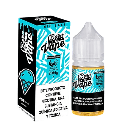 LÍQUIDO BANANA ICE CREAM - NICSALT – BORN TO VAPE