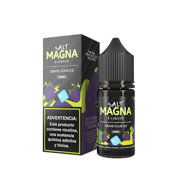 LÍQUIDO NICSALT GRAPE SOUR ICE - MAGNA - Imagem 2