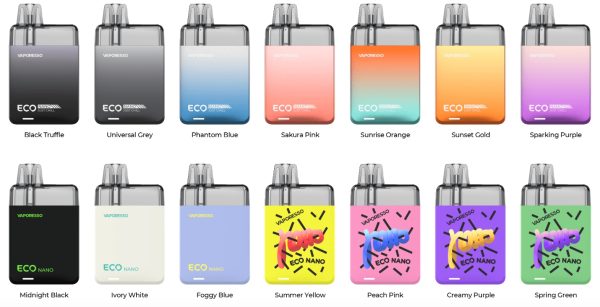 POD DESCARTÁVEL - ECO NANO 13K PUFFS 1000MAH - VAPORESSO - Imagem 2