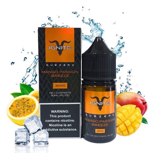 LÍQUIDO NICSALT MANGO PASSION BREEZE - IGNITE