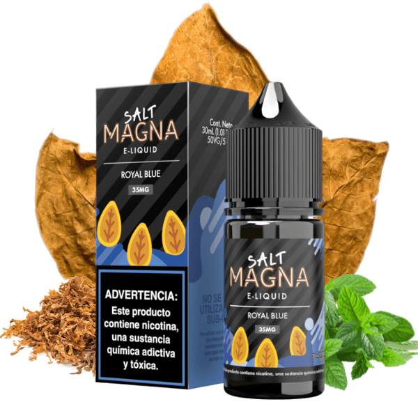 LÍQUIDO ROYAL BLUE TOBACCO - NICSALT - MAGNA