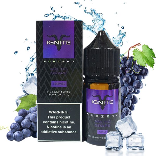 LÍQUIDO NICSALT ARCTIC GRAPE - IGNITE