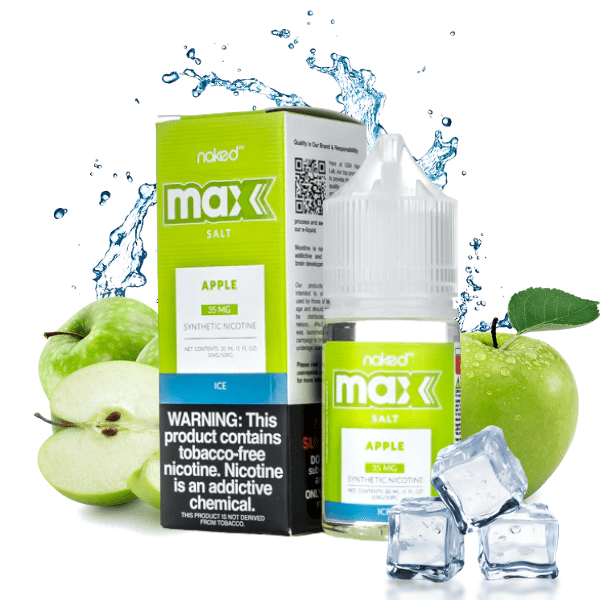 LÍQUIDO NICSALT APPLE ICE - NAKED MAX