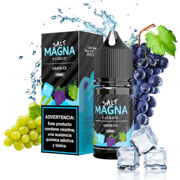 LÍQUIDO NICSALT GRAPE ICE – MAGNA