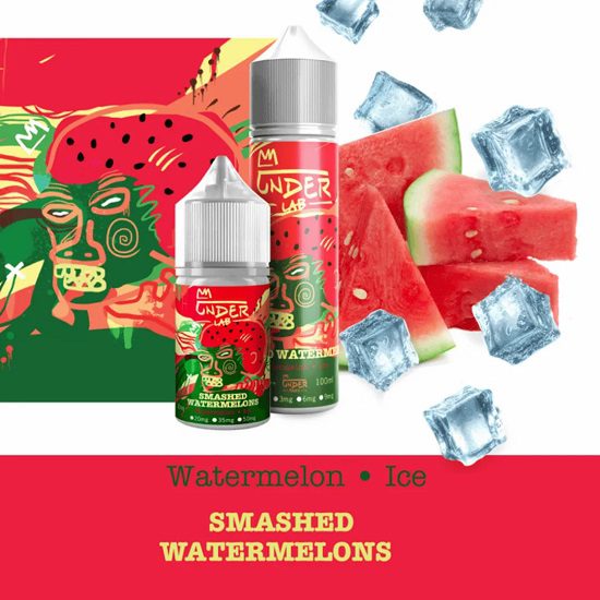 LÍQUIDO FREEBASE SMASHED WATERMELONS – UNDER LAB – B-SIDE