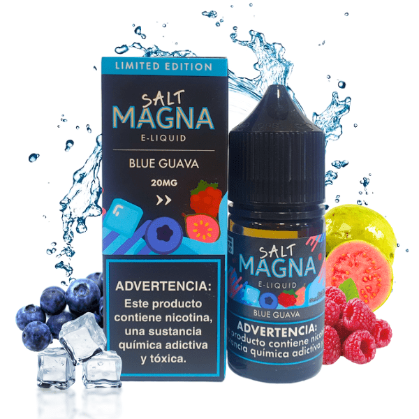 LÍQUIDO NICSALT BLUE GUAVA ICE – MAGNA
