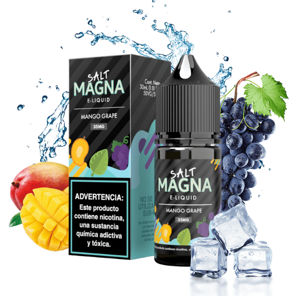 LÍQUIDO NICSALT MANGO GRAPE – MAGNA