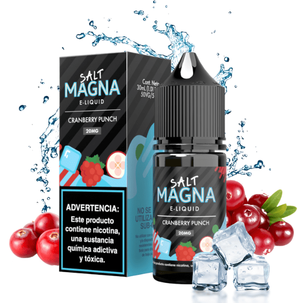 LÍQUIDO CRANBERRY PUNCH ICE - NICSALT – MAGNA