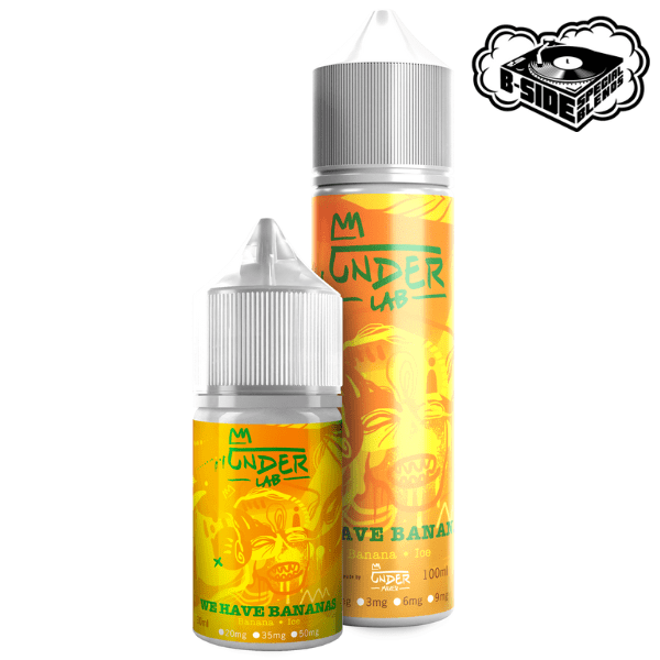 LÍQUIDO FREEBASE WE HAVE BANANAS – UNDER LAB – B-SIDE