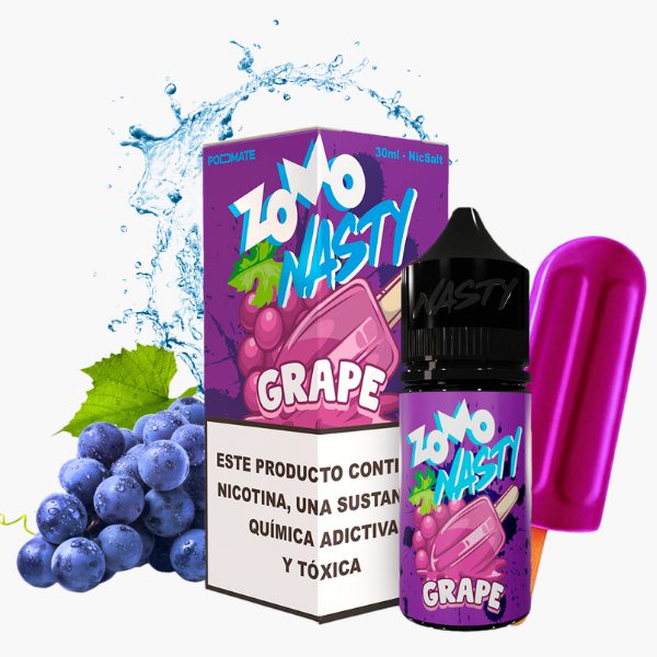 LÍQUIDO NICSALT GRAPE ( PICOLÉ ) - ZOMO By NASTY