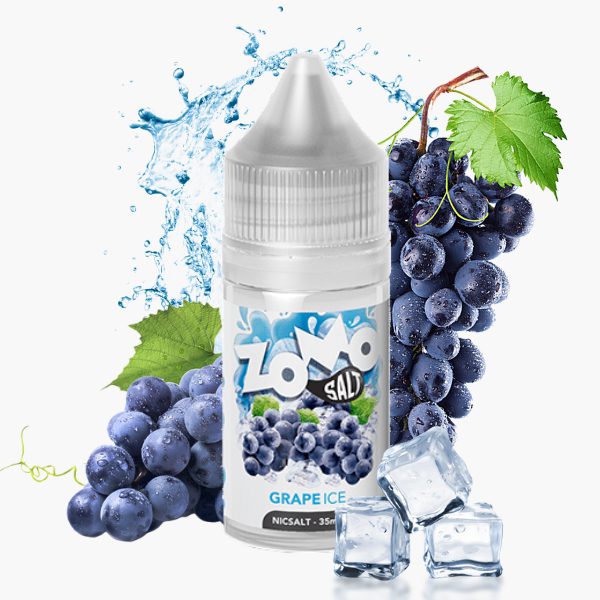 LÍQUIDO NICSALT GRAPE ICE - ZOMO