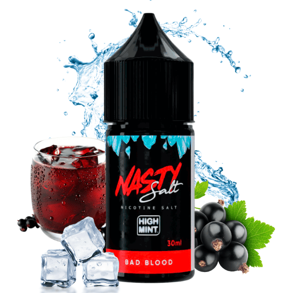LÍQUIDO NICSALT BAD BLOOD - NASTY HIGH MINT
