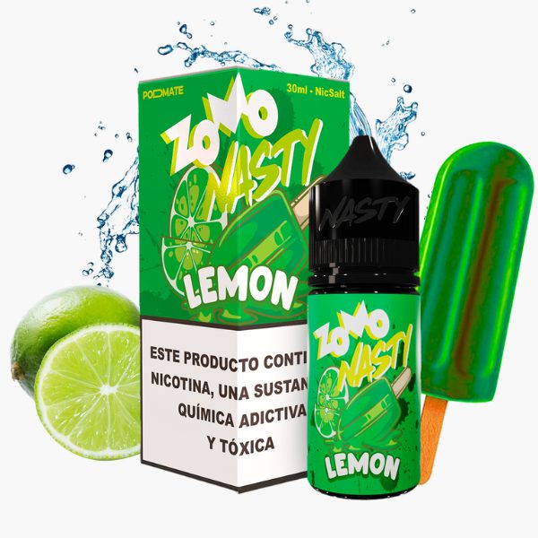LÍQUIDO NICSALT LEMON ( PICOLE ) - ZOMO BY NASTY