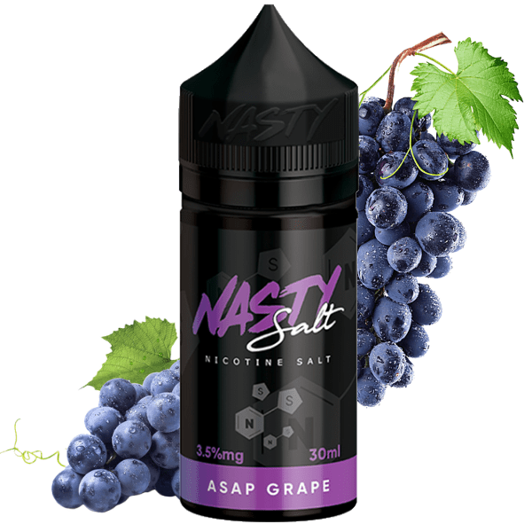 LÍQUIDO NICSALT ASAP GRAPE - NASTY SALT
