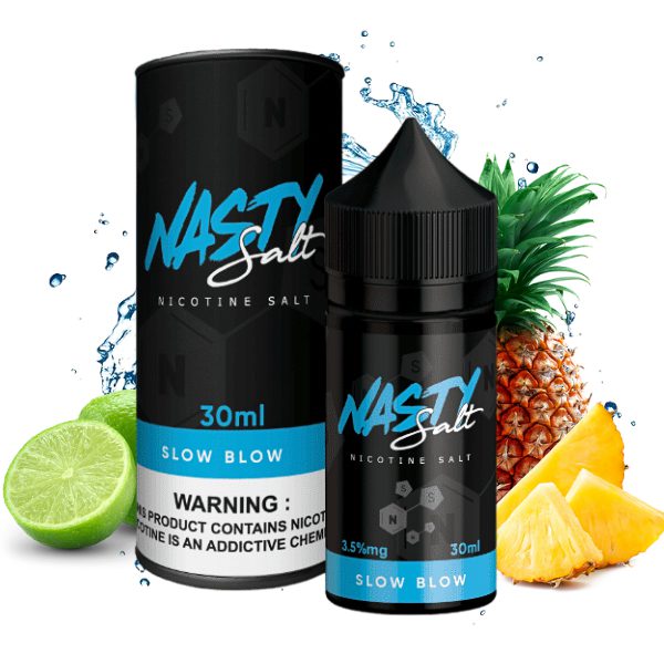 LÍQUIDO NICSALT SLOW BLOW - NASTY LOW MINT