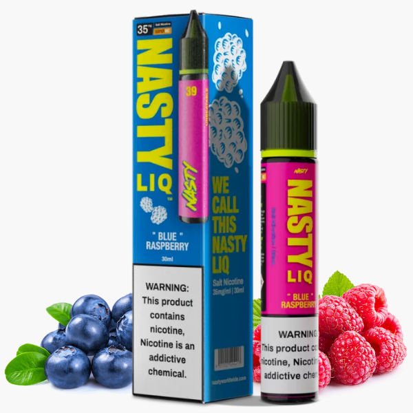 LÍQUIDO NICSALT BLUE RASPBERRY - NASTY LIQ