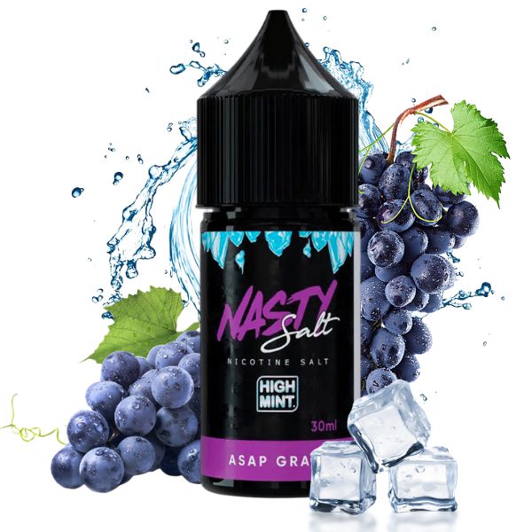 LÍQUIDO NICSALT ASAP GRAPE - NASTY HIGH MINT