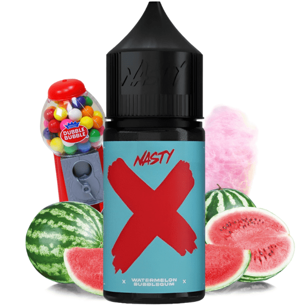 LÍQUIDO NICSALT WATERMELON BUBBLEGUM - NASTY X
