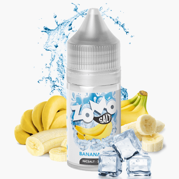 LÍQUIDO NICSALT BANANA ICE - ZOMO