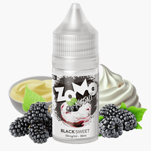 LÍQUIDO NICSALT BLACK SWEET - ZOMO