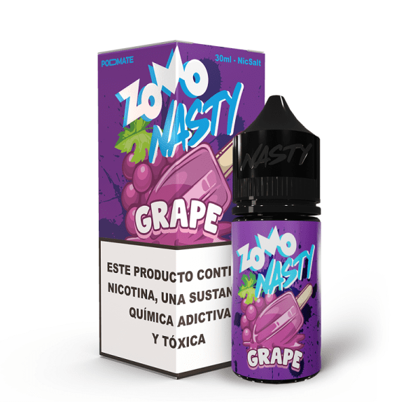 LÍQUIDO NICSALT GRAPE ( PICOLÉ ) - ZOMO By NASTY - Imagem 2