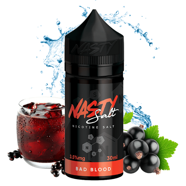 LÍQUIDO NICSALT BAD BLOOD - NASTY SALT