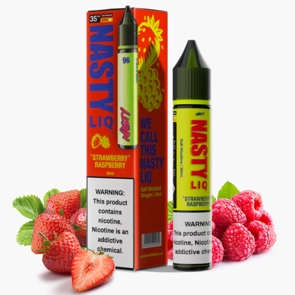 LÍQUIDO NICSALT STRAWBERRY RASPBERRY - NASTY LIQ
