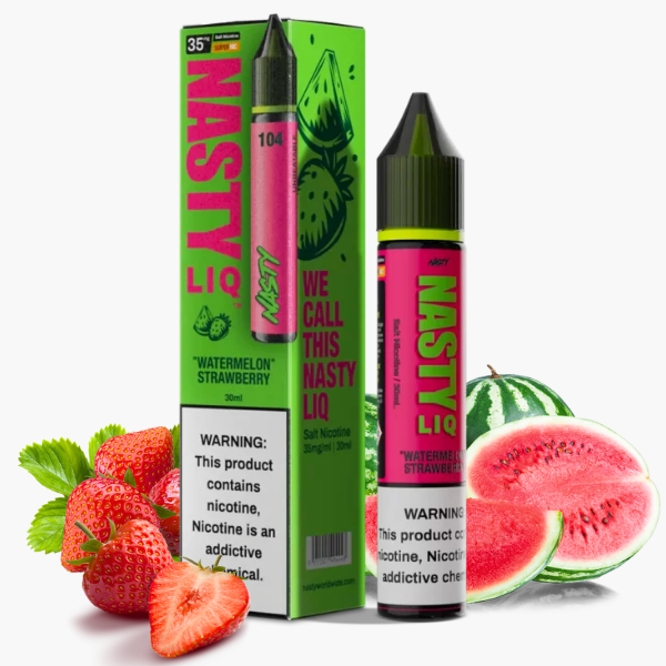 LÍQUIDO NICSALT WATERMELON STRAWBERRY - NASTY LIQ