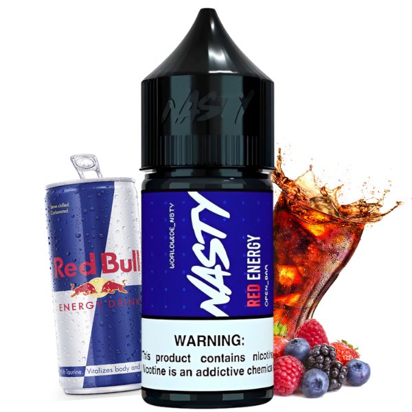 LÍQUIDO NICSALT RED ENERGY - NASTY PODMATE