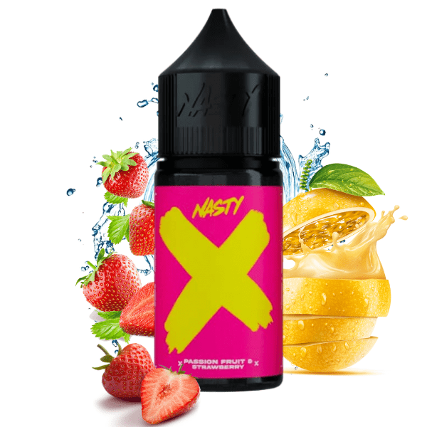 LÍQUIDO NICSALT PASSION FRUIT STRAWBERRY - NASTY X
