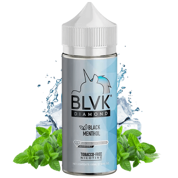 LÍQUIDO FREEBASE BLACK MENTHOL - BLVK DIAMOND
