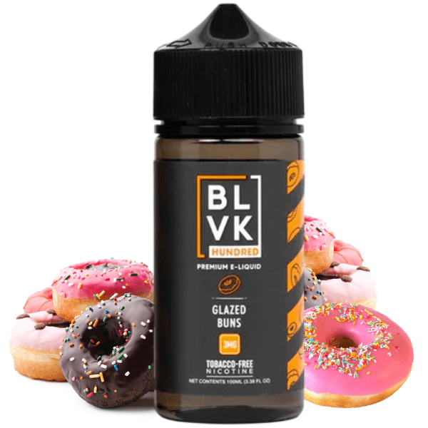 LÍQUIDO FREEBASE GLAZED BUNS - BLVK HUNDRED