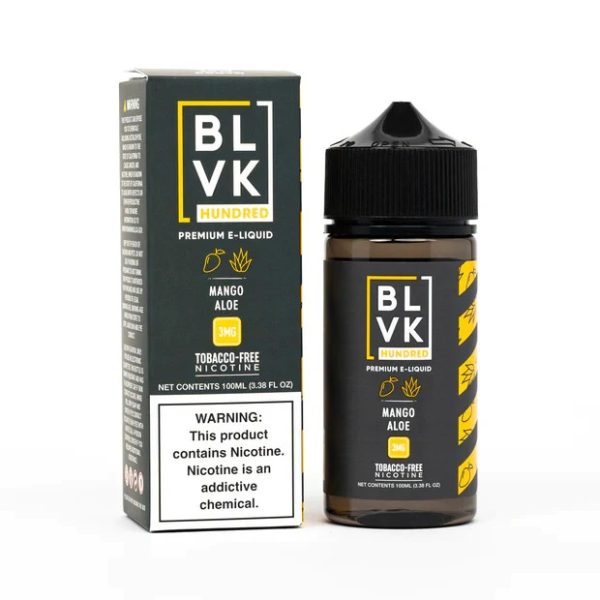 LÍQUIDO FREEBASE MANGO ALOE - BLVK HUNDRED - Imagem 2