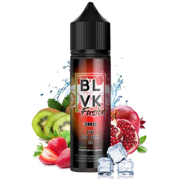 LÍQUIDO KIWI POM BERRY ICE - FUSION - BLVK UNICORN