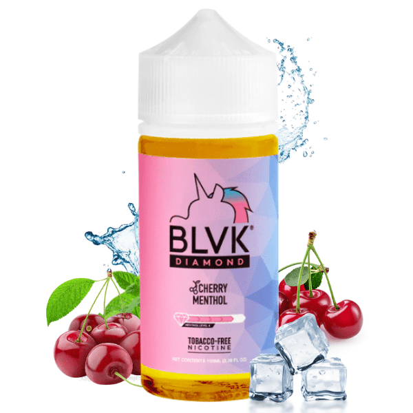 LÍQUIDO FREEBASE CHERRY MENTHOL - BLVK DIAMOND