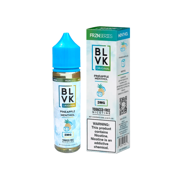 LÍQUIDO FREEBASE PINEAPPLE MENTHOL - BLVK FRZN - Imagem 2