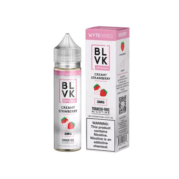 LÍQUIDO FREEBASE CREAMY STRAWBERRY - BLVK FRZN - Imagem 2