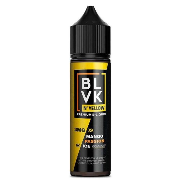 LÍQUIDO FREEBASE MANGO PASSION ICE - BLVK YELLOW - Imagem 2