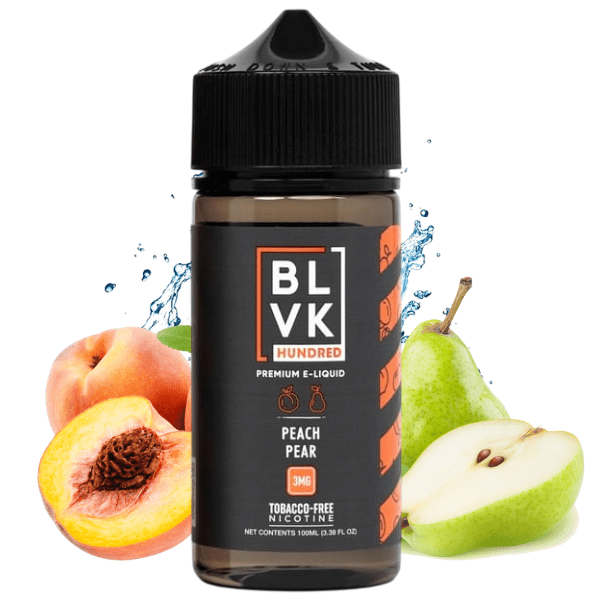 LÍQUIDO FREEBASE PEACH PEAR - BLVK HUNDRED